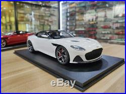 TopSpeed Aston Martin DBS Superleggera Stratus White 1/18 Scale Resin Car Model