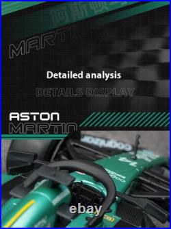 Tsc Speed Card 1-18 Aston Martin F1 Racing Alloy Car Model Alonso #14