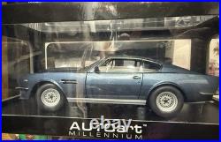ULTRA RARE AUTOart 1/18 ASTON MARTIN V8 VANTAGE 1985 METALLIC BLUE NEW IN BOX
