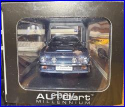 ULTRA RARE AUTOart 1/18 ASTON MARTIN V8 VANTAGE 1985 METALLIC BLUE NEW IN BOX