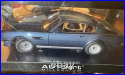 ULTRA RARE AUTOart 1/18 ASTON MARTIN V8 VANTAGE 1985 METALLIC BLUE NEW IN BOX