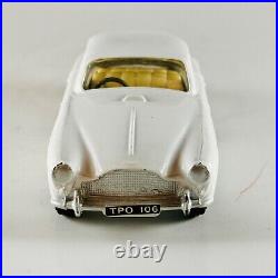 Vintage Triang Spot-On Aston Martin 142 Scale White England Great Britain RARE