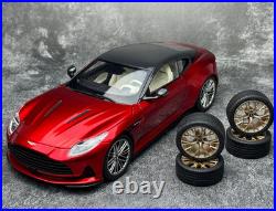 Xiaoguang 1/18 Aston Martin DB12 Red Carbon Top Diecast Car Model