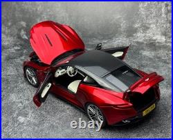 Xiaoguang 1/18 Aston Martin DB12 Red Carbon Top Diecast Car Model