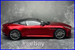 Xiaoguang 1/18 Aston Martin DB12 Red Carbon Top Diecast Car Model