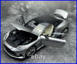 Xiaoguang 1/18 Aston Martin DB12 Silver Carbon Top Diecast Car Model