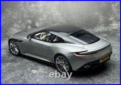 Xiaoguang 1/18 Aston Martin DB12 Silver Carbon Top Diecast Car Model