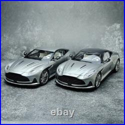 Xiaoguang 1/18 Aston Martin DB12 Silver Carbon Top Diecast Car Model